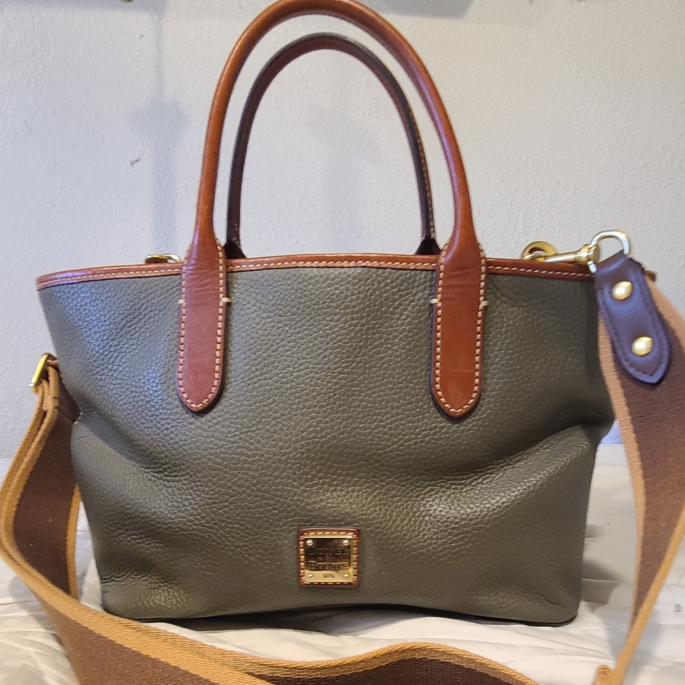 Green pebble Dooney and Bourke tote